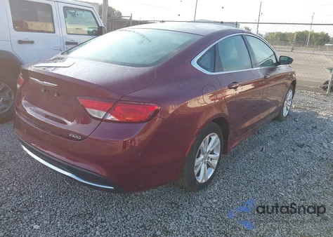 2016 Chrysler 200 Limited z USA, uszkodzony, nr VIN 1C3CCCAB2GN172196